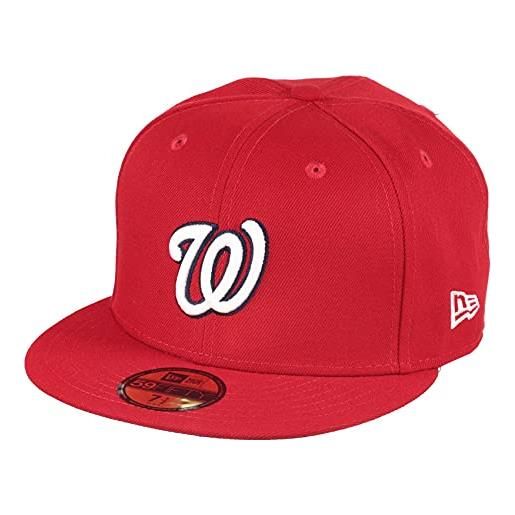 New Era washington nationals mlb cap 59fifty basecap baseball kappe rot - 7 1/2-60cm (xl)
