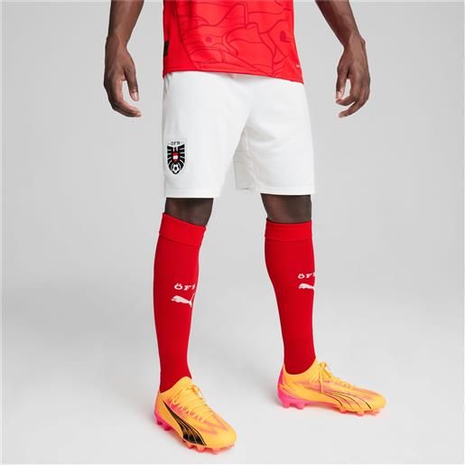 PUMA shorts da calcio austria replica da, bianco/nero/altro