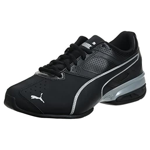 Puma tazon 6 fm, scarpe da running uomo, white/black silver, 47 eu