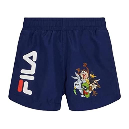 Fila lentini beach shorts costume a pantaloncino, medieval blue, 110/116 bambino