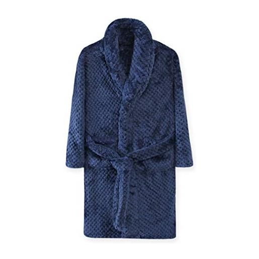 Premewish abbigliamento per bambini e per adulti soffice vestaglia vestaglia spessa con tasche e cintura