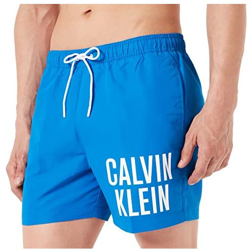 Calvin Klein medium drawstring km0km00701 shorts, navy iris, s uomo
