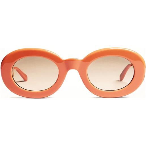 Jacquemus pralu ovali - occhiali da sole unisex arancione