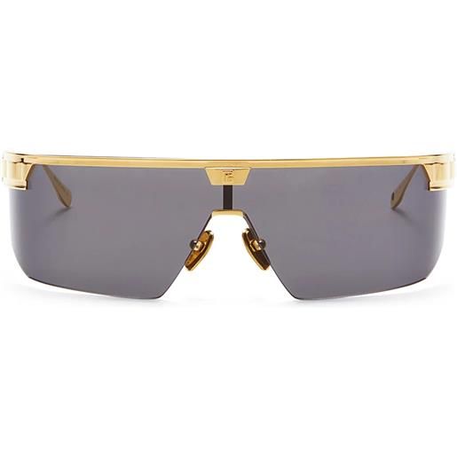 Balmain major bps-147a gld mascherina - occhiali da sole oro