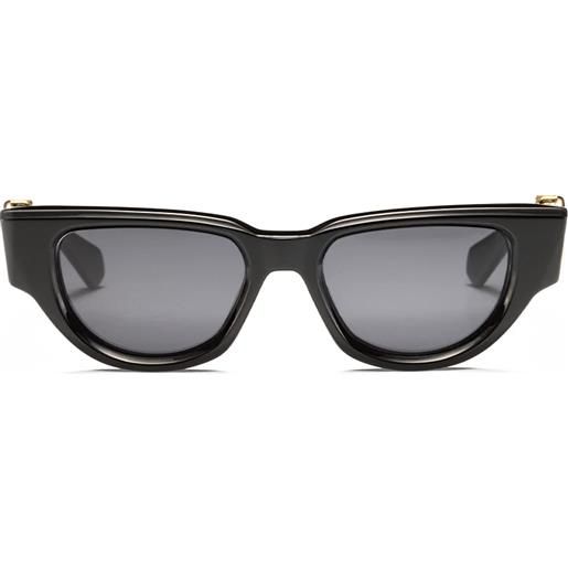 Valentino v due vls-103a blk-gld cat-eye - occhiali da sole nero