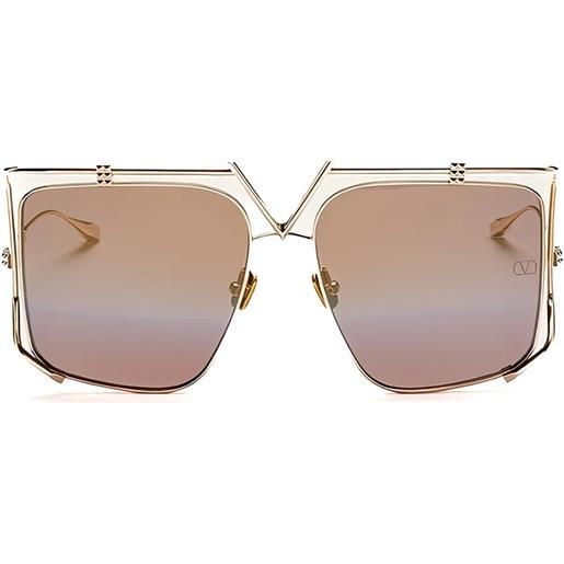 Valentino v light vls-116b gld geometrici - occhiali da sole oro
