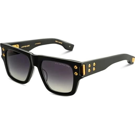 Dita Eyewear emitter-one squadrati - occhiali da sole unisex nero oro