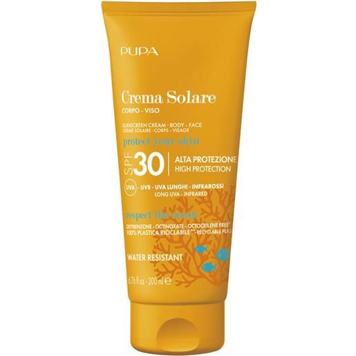 Pupa crema solare corpo-viso spf 30 200 ml