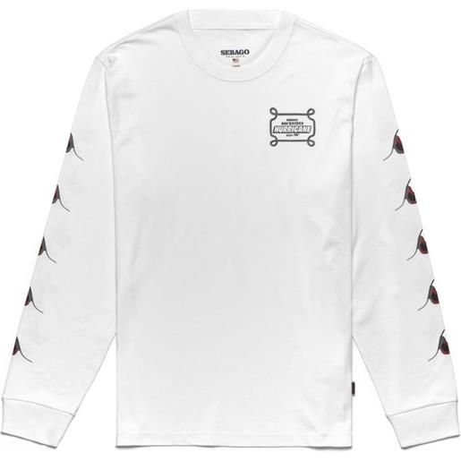 SEBAGO t-shirt roxbury hurricane white natural