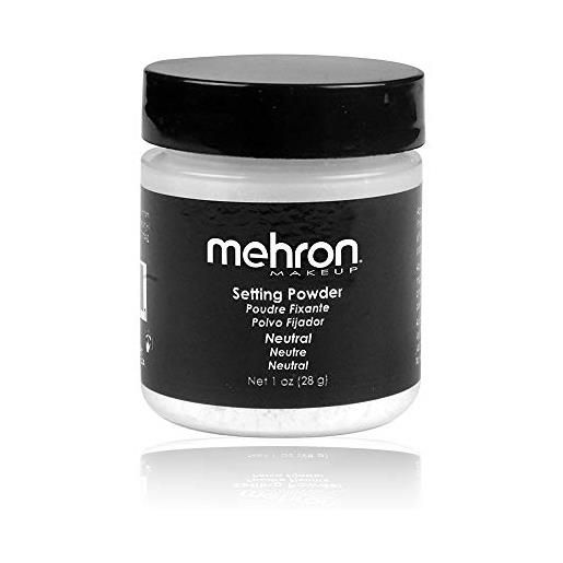 Mehron ultrafine makeup setting powder - neutral/translucent (1 oz /28 g)