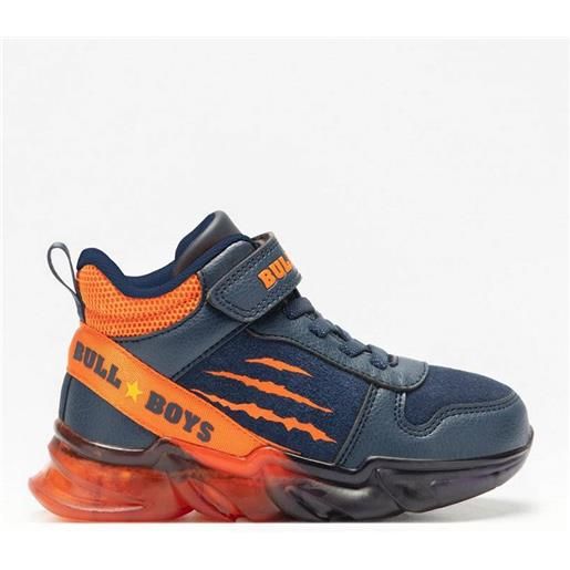 Bull Boys sneakers, blue/orange