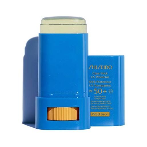 Shiseido sun clear stick uv protector for face & body spf50+ 15 gr