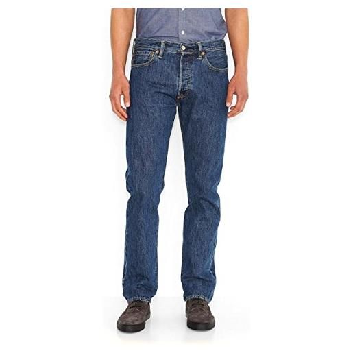 Levi's 501 original fit, jeans uomo, stonewash, 27w / 30l