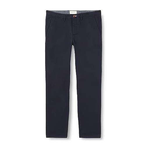 GANT slim twill chinos, pantaloni eleganti uomo, blu ( marine ), 36w / 30l