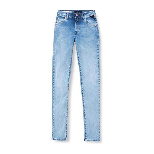 Replay nellie jeans, 010 light blue, 8 anni bambina