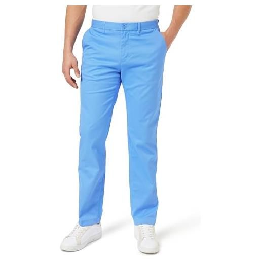 Tommy Hilfiger uomo pantaloni denton chino 1985 pima cotton chino, blu (blue spell), 32w/30l