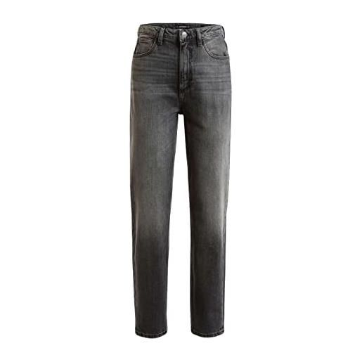 GUESS donna pantaloni jeans 5 tasche mom jean w2ya21d4qd2 43 grigio authentic grey augr