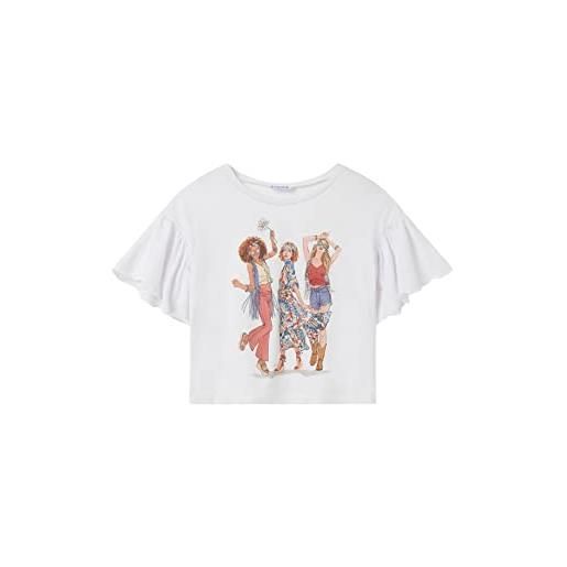 Mayoral maglietta m/c bimba per bambine e ragazze bco-carmin 16 anni (170cm)