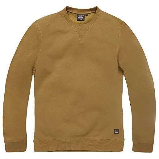 Vintage Industries greeley crewneck sweater uomo felpa ocra m 80% cotone, 20% poliestere regular