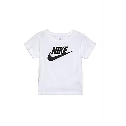 Nike futura s/s tee white, bambino, maglietta bianca logo nero, 12 mesi