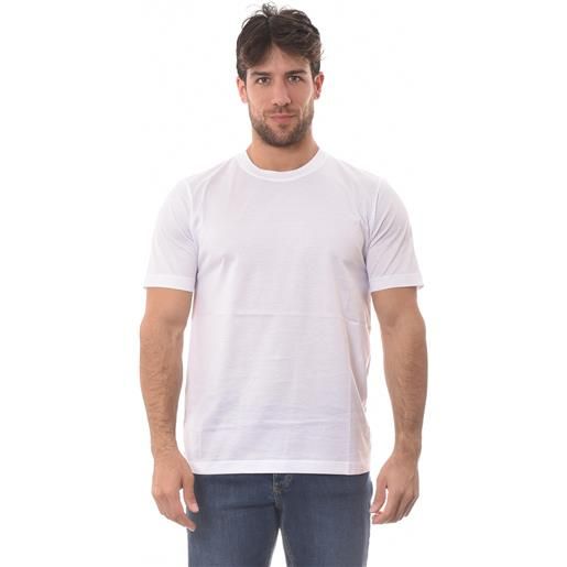 GABARDINE t-shirt bianca in filo di scozia