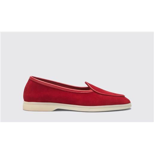 Scarosso livia red suede red - suede