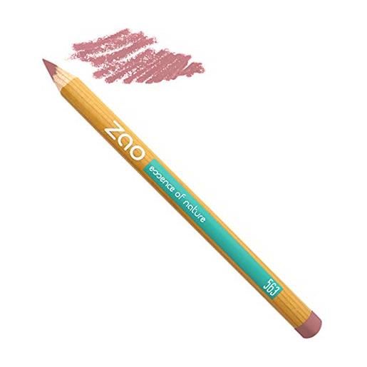 ZAO essence of nature zao - bambus pencil eyes, lips & eyebrows 563 (vintage pink) - 1,14 g