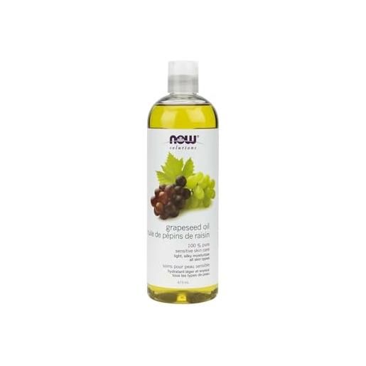 NOW grape seed oil, pure 473ml