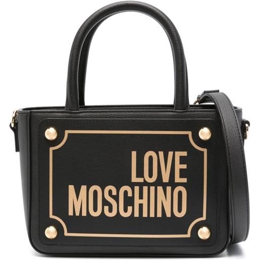 Love Moschino borsa tote con stampa - nero