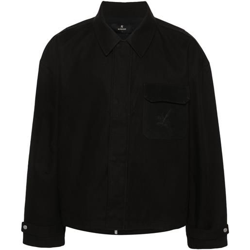 Represent giacca con logo inciso - nero
