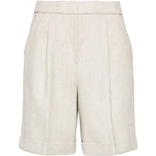 Peserico shorts sartoriali - toni neutri