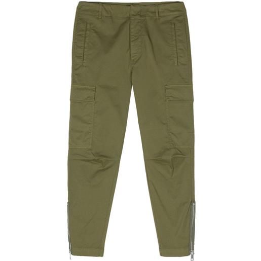 DONDUP cargo eve crop - verde