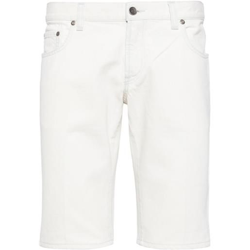 Dolce & Gabbana shorts denim al ginocchio - bianco