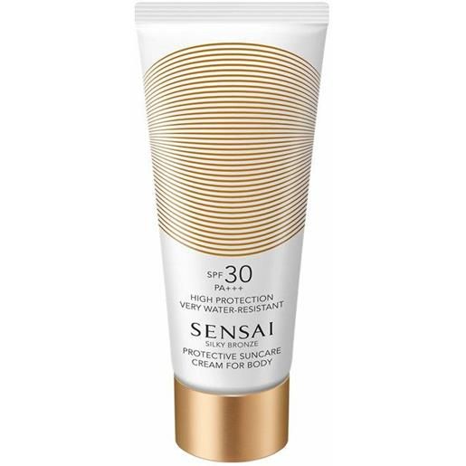 Sensai silky bronze protective suncare cream for body crema doposole 150 ml corpo