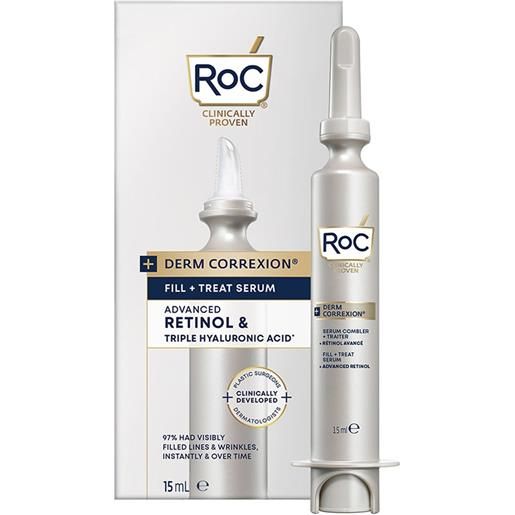 ROC derm correxion sérum combler + traiter anti-rughe riempitivo 15 ml