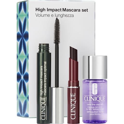 CLINIQUE high impact favourites pour un impact optimal mascara+matita+struccante