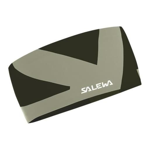 Salewa pedroc dry headband - sciarpa per il freddo unisex, dark olive/5130, uni58 -