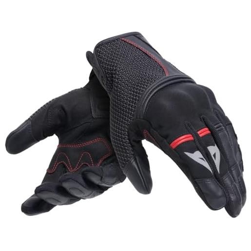 DAINESE - namib gloves, guanti moto estivi, con tessuto elastico e ventilato, touchscreen, man, nero/nero, m