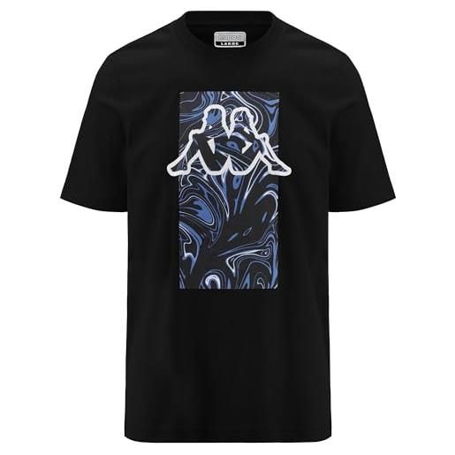 Kappa logo ezio - t-shirts. Top - t-shirt - uomo - black