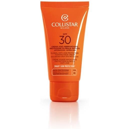 Collistar crema viso abbronzante protezione globale anti-età 50 ml