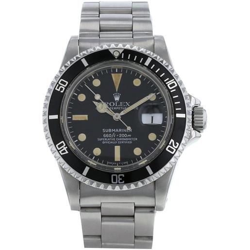 Rolex - orologio submariner date 40mm pre-owned 1978 - uomo - acciaio inossidabile - taglia unica - nero
