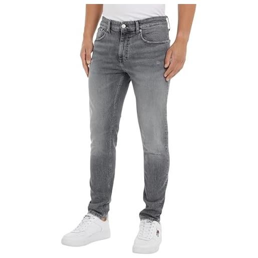 Tommy Jeans austin slim tprd bh6177 dm0dm18739 pantaloni di jeans, denim (denim black), 33w / 32l uomo
