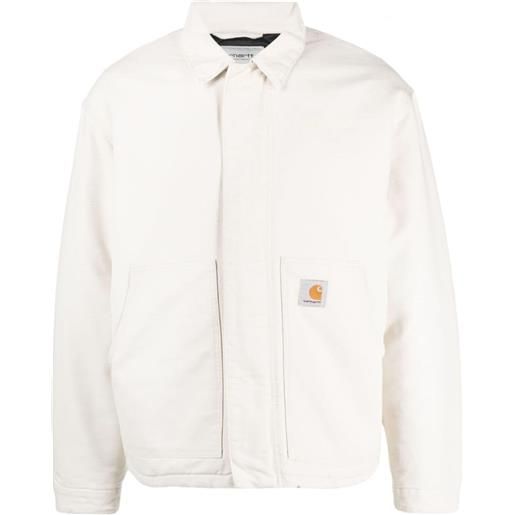 Carhartt WIP giacca-camicia con applicazione - toni neutri