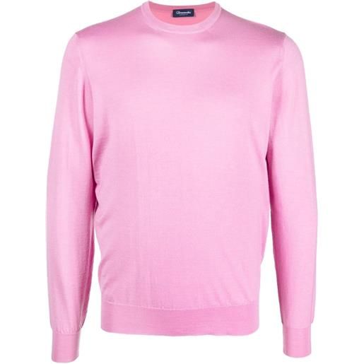 Drumohr maglione girocollo - rosa