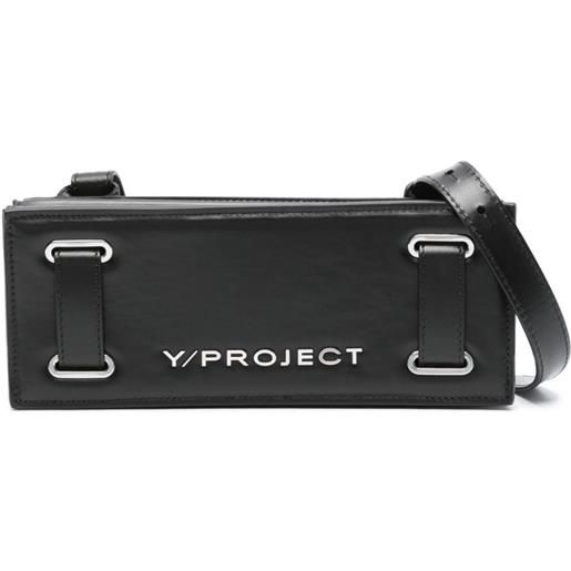 Y/Project borsa a tracolla con logo - nero