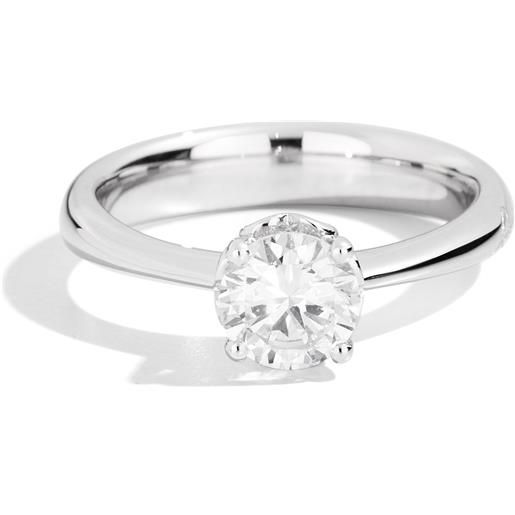 Recarlo anello solitario Recarlo anniversary in oro bianco con diamante 0,32 ct