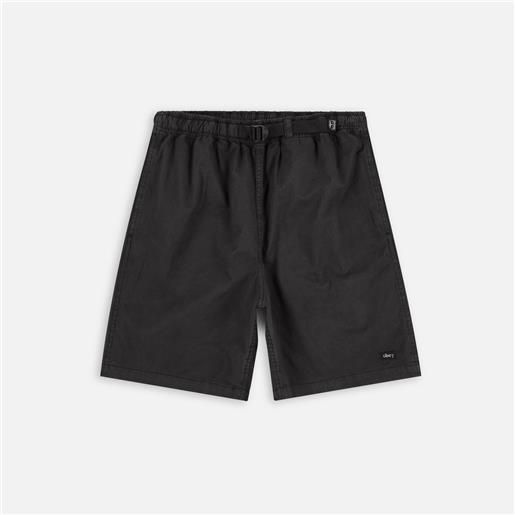 Obey easy pigment trail shorts pigment anthracite uomo