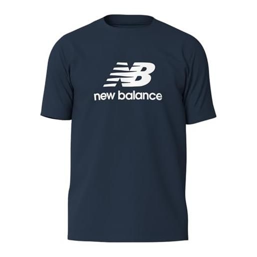 New Balance stacked logo t-shirt - nb navy (428)