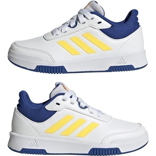 Scarpe sneakers bambini unisex adidas tensaur sport lace bianco blue giallo if8669