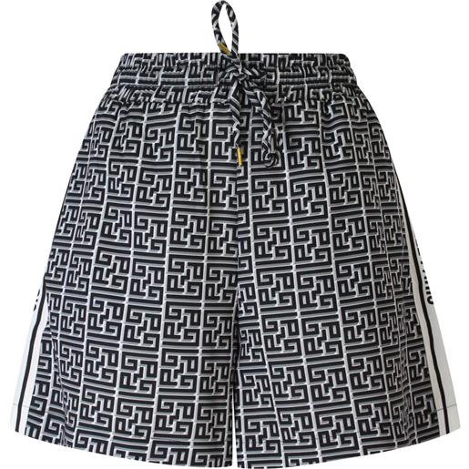 GAëLLE PARIS shorts bianco/nero per donna
